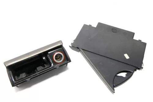 VW Passat 3B 3BG Mittelkonsole Verkleidung Aschenbecher Dekor braun netzoptik (166931)