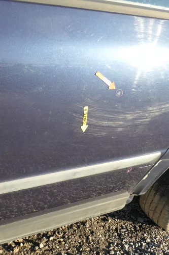 Passat 3B 3BG 3B6 Kombi Variant Tür hinten links blau LN5Y (166941)