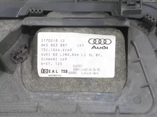 Audi A4 8K B8 Abdeckung Verkleidung Kofferraum hinten links Seite 8K5863887 (167004)
