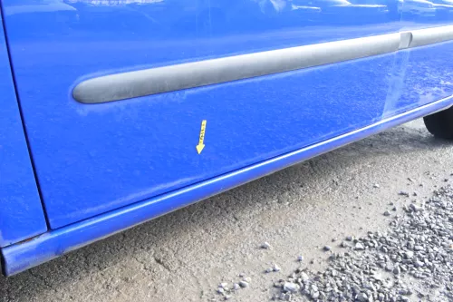 Seat Ibiza 6L Tür Fahrertür 4/5-Türer vorne links blau LS5G ohne Anbauteile (167190)