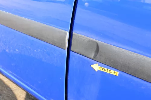 Seat Ibiza 6L Tür 4/5-Türer hinten links blau LS5G - ohne Anbauteile (167191)