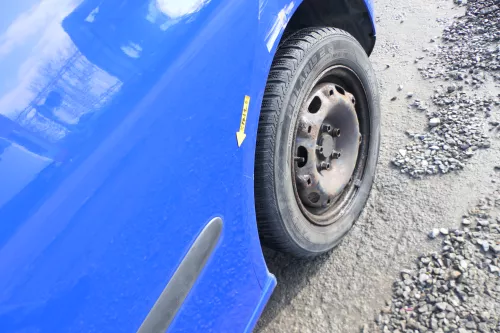 Seat Ibiza 6L Tür 4/5-Türer hinten links blau LS5G - ohne Anbauteile (167191)