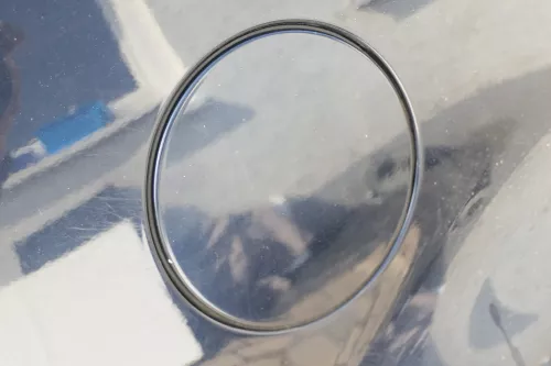 VW Golf 4 Limousine Tankdeckel Deckel Tank Tankverschluß blau LC5M