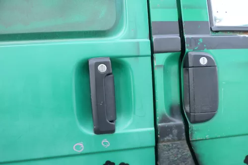 T4 Transporter Tür rechts Schiebetür Multivan Caravelle grün LL6N (167265)