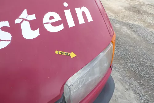 VW T4 Transporter Pritsche Motorhaube Haube Klappe vorne rot LK3A (167300)