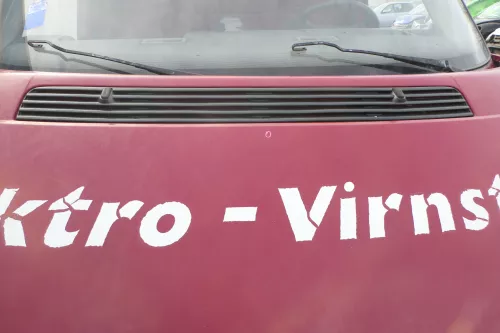 VW T4 Transporter Pritsche Motorhaube Haube Klappe vorne rot LK3A (167300)