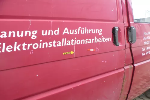 T4 Transporter Tür rechts Schiebetür Multivan Caravelle rot LK3A (167306)