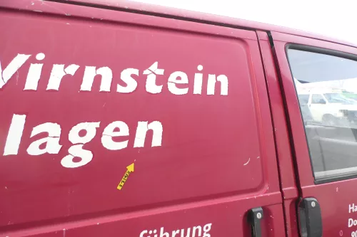 T4 Transporter Tür rechts Schiebetür Multivan Caravelle rot LK3A (167306)