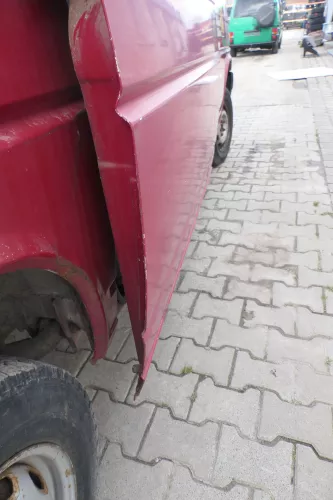 T4 Transporter Tür rechts Schiebetür Multivan Caravelle rot LK3A (167306)