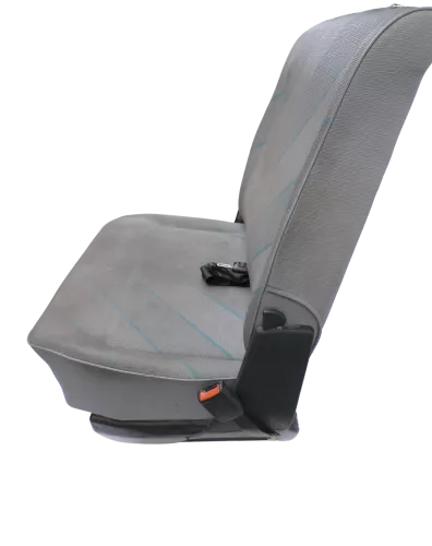 VW T4 Sitz vorne rechts 2er Doppel Beifahrersitz Doppelsitzbank grau mit Konsole (167323)