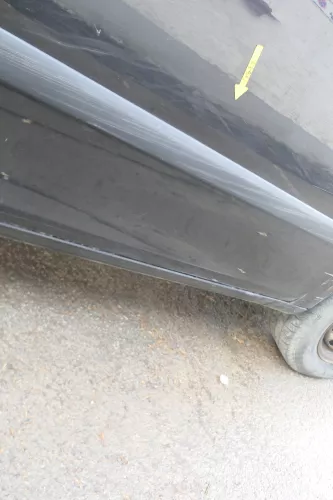 Skoda Fabia 5J Kombi + Limo Tür vorne rechts Beifahrertür schwarz LF9R - Mängel (167347)