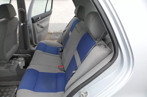 Golf 4 Limousine Sitz Rückbank Rücksitzbank Sitzfläche Sitze blau grau (167454)