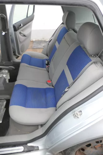 Golf 4 Limousine Sitz Rückbank Rücksitzbank Sitzfläche Sitze blau grau (167454)