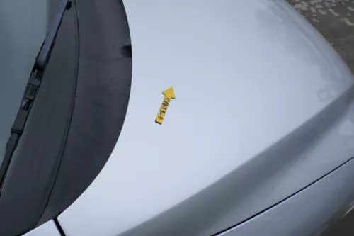 VW Fox 5Z Motorhaube Klappe vorn vorne silber LA7W Haube (167476)