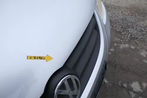 VW Fox 5Z Motorhaube Klappe vorn vorne silber LA7W Haube (167476)