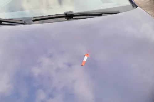 VW Polo 9N Motorhaube Klappe Haube vorne blau LB5N bis ca. Bj. 2004 (167546)