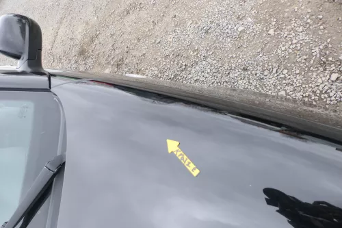 VW Lupo Motorhaube Klappe Frontklappe Haube vorne schwarz L041 (167563)