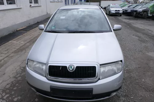 Skoda Fabia 6Y Motorhaube Klappe vorne silber grau LF7T mit Grill vorn
