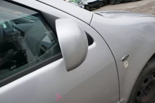 Skoda Fabia 6Y elektrisch Spiegel Außenspiegel rechts mit Glas grau silber LF7T