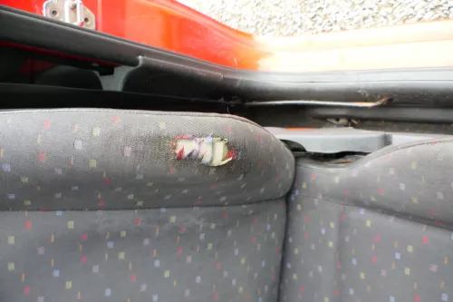 Arosa Lupo Sitz vorne links Fahrersitz Höhenverstellung schwarz (167743)