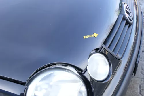 VW Polo 9N Motorhaube Klappe Haube vorne schwarz L041 bis ca. Bj. 2004 (167755)