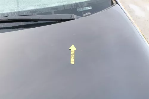 VW Polo 9N Motorhaube Klappe Haube vorne schwarz L041 bis ca. Bj. 2004 (167755)