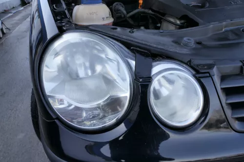 VW Polo 9N Stoßstange Frontstoßstange vorne schwarz L041 (167756)