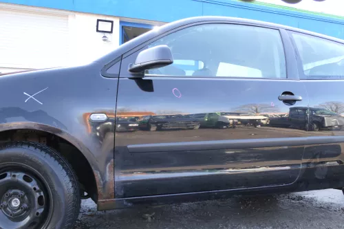 VW Polo 9N 9N3 Tür vorne links Fahrertür 2/3-Türer schwarz L041 ohneAnbautei