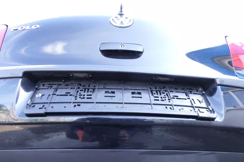 VW Polo 9N 9N3 Stoßstange Heckstoßstange hinten schwarz L041 (167761)