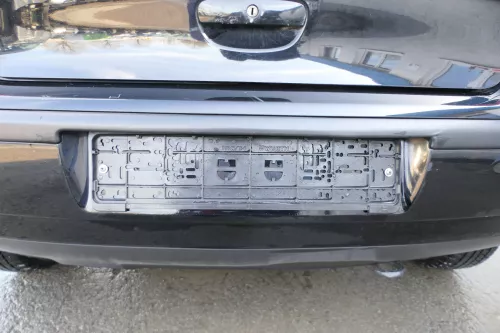 VW Polo 9N 9N3 Stoßstange Heckstoßstange hinten schwarz L041 (167761)