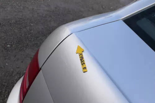 Skoda Fabia 6Y3 Schrägheck Heckklappe Kofferraumklappe hinten silber grau LF7T (167768)