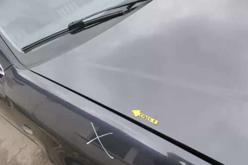 Audi A6 4B Motorhaube Klappe vorn (bis ca. Ende 2001) blau lila LZ4V (167790)