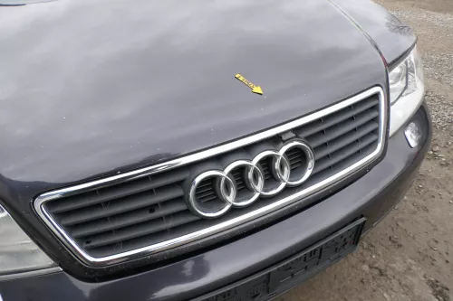 Audi A6 4B Motorhaube Klappe vorn (bis ca. Ende 2001) blau lila LZ4V (167790)