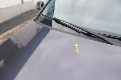 Audi A6 4B Motorhaube Klappe vorn (bis ca. Ende 2001) blau lila LZ4V (167790)