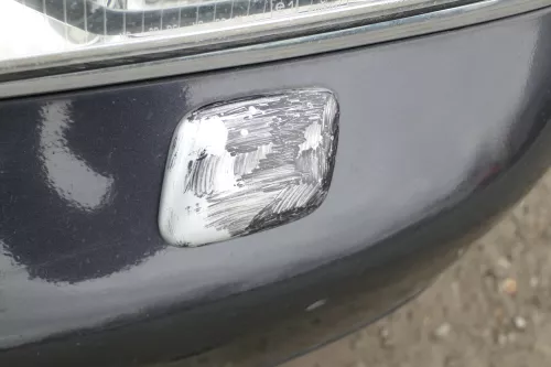 Audi A6 4B Frontstoßstange Stoßstange vorn vorne Stoßfänger blau lila LZ4V SWR (167794)