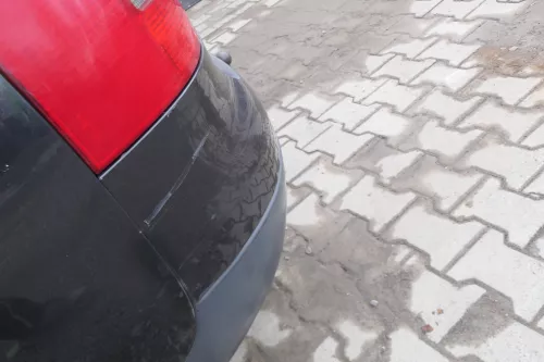 Audi A6 4B Kombi Avant Stoßstange hinten Heckstoßstange blau lila LZ4V - PDC (167796)