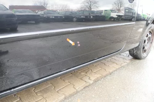 VW Lupo Seat Arosa Tür vorne links Fahrertür schwarz L041 (mechanischer FH) (167836)