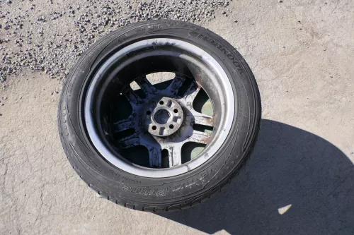 4x Golf 4 Alufelge Felge 205/55 R16 91V 1J0601025AC Ronal 2-4mm schwarz (168020)