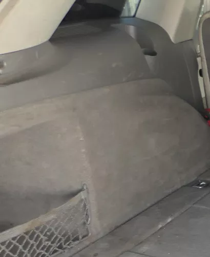 Audi Q7 4L Abdeckung Verkleidung Kofferraum hinten links Seite grau achatgrau (168112)