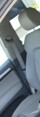 Audi Q7 4L B-Säulen Verkleidung vorne rechts Abdeckung um Gurt achatgrau grau (168117)