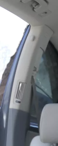 Audi Q7 4L B-Säulen Verkleidung vorne links Abdeckung um Gurt achatgrau grau (168118)