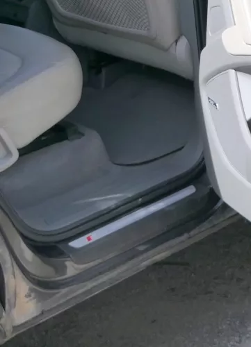 4x Audi Q7 4L Einstiegsleisten rechts + links vorne + hinten S-line Leisten (168135)