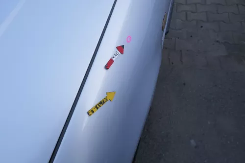 VW Polo 6N 6N1 Kotflügel vorne links silber LB7Z satinsilber (168274)