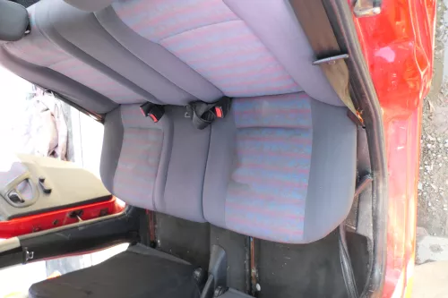 Polo 6N 6N2 Sitz Sitze hinten Rückbank Rücksitzbank Sitzfläche teilbar Kopfstütz (168402)