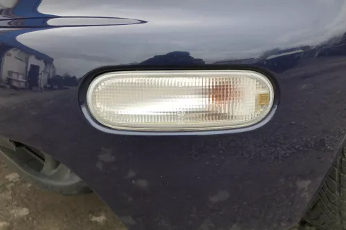 VW New Beetle 9C Stoßstange vorne Stoßfänger vorn blau lila LG5T (168408)