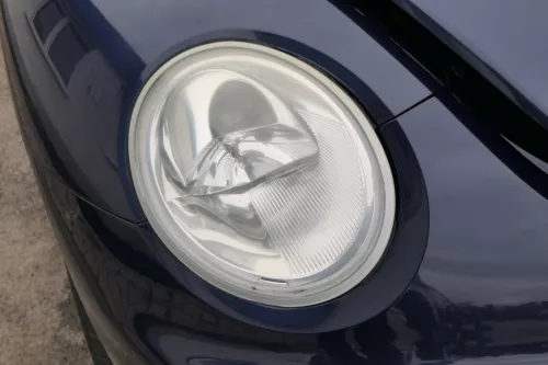 VW New Beetle 9C Stoßstange vorne Stoßfänger vorn blau lila LG5T (168408)