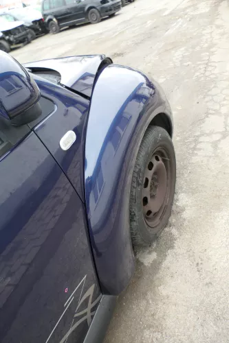 VW New Beetle 9C Kotflügel vorne rechts blau lila LG5T 1C0821104H (168409)