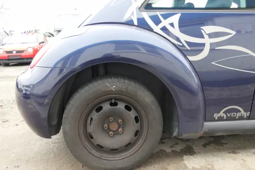 VW New Beetle 9C Kotflügel hinten rechts blau lila LG5T 1C0821302H (168410)