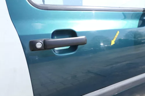 Golf 3 Vento Tür vorne rechts Beifahrertür 4/5-Türer + Kombi Variant grün LC6P (168463)