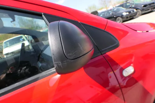 VW Fox 5Z Spiegel Außenspiegel + Glas rechts schwarz elektrischer elektrisch (168521)